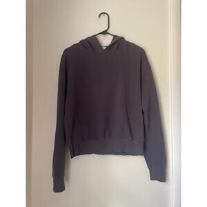 T.La Anthropologie Navy Travel Lounge Made in USA Hoodie-size small